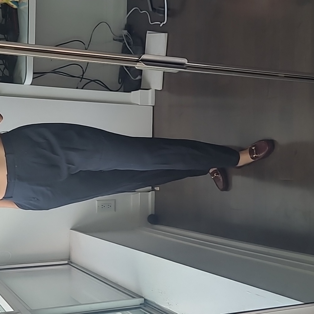 Marlowe Navy 100% Wool Trousers